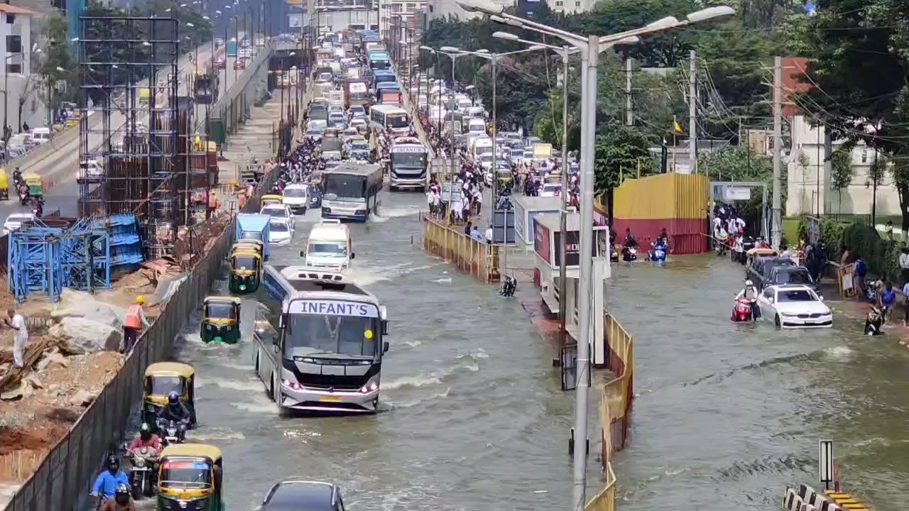 Bengaluru's Tech Corridor Paralyzed by Torrential Rains and Gridlock
