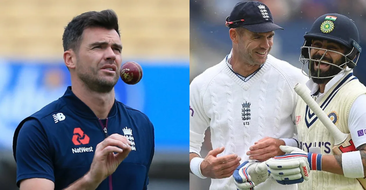James Anderson & Virat Kohli