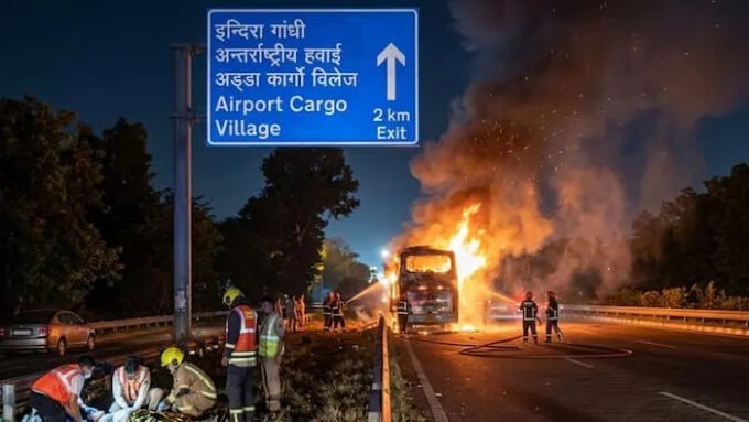 bus fire