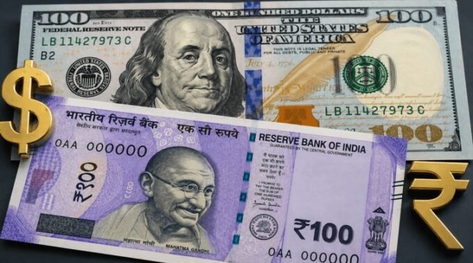rupee falls