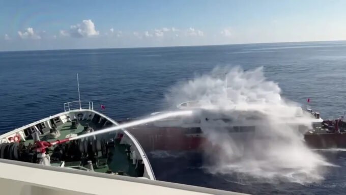 Taiwan water cannon