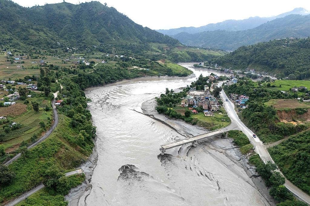 Nepal Budhi Gandaki Flood