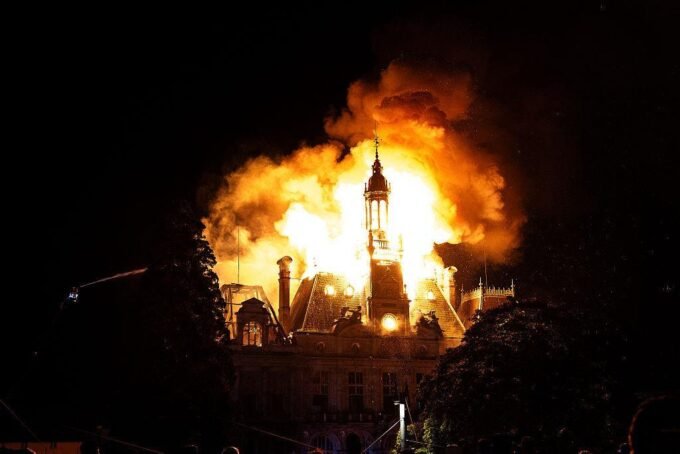 Limoges Town Hall Fire